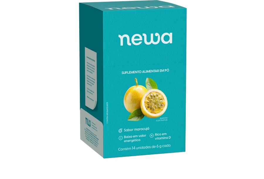 Caixa newa sabor maracujá