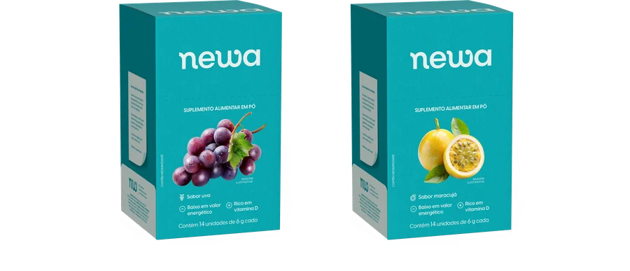 Kit duplo newa — uva e maracujá